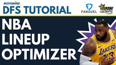 rotowire optimizer|rotowire lineup optimizer.